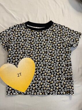 Gymboree - NWOT - Black and White Short Sleeve Tee
